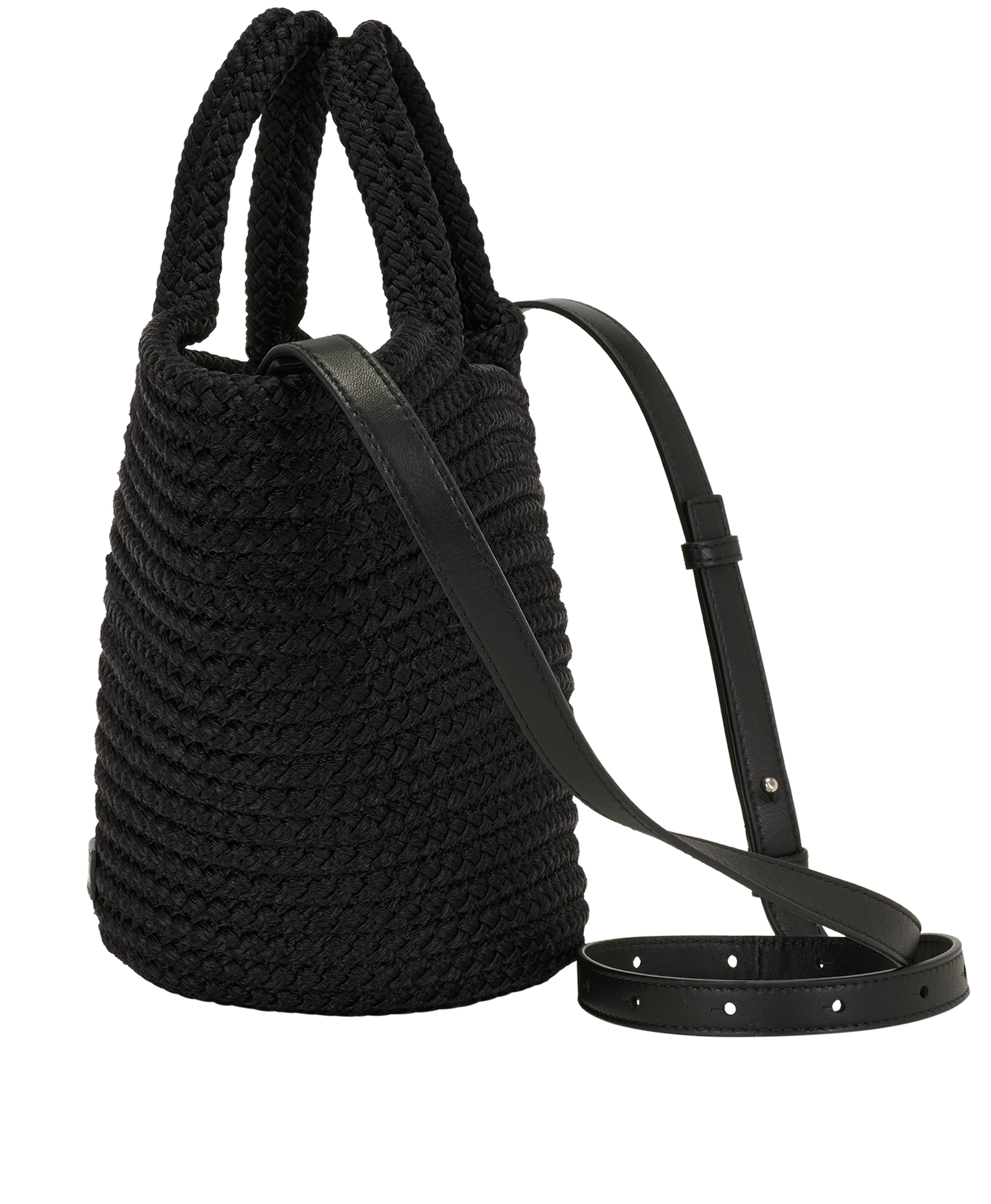 Small Ibiza, &pound;395, Handbags, Black, Leather, Bottom view